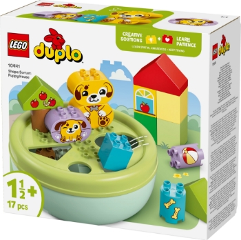 Slika LEGO® DUPLO® 10441 Prepoznavanje oblika: kućica za psiće