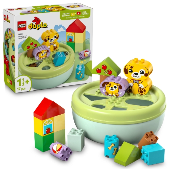 Slika LEGO® DUPLO® 10441 Prepoznavanje oblika: kućica za psiće