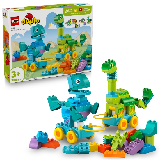 Slika LEGO® DUPLO® 10451 3-u-1 dinosauri na kotačima
