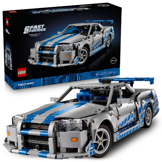 Slika LEGO® TECHNIC™ 42210 2 Fast 2 Furious auto Nissan Skyline GT-R (R34)