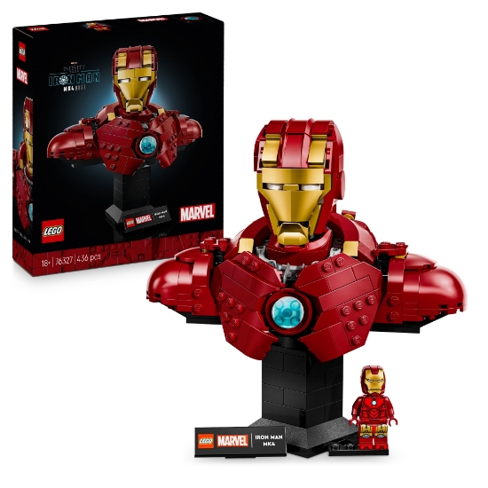 Slika LEGO® SUPER HEROES 76327 Iron Man MK4 – bista