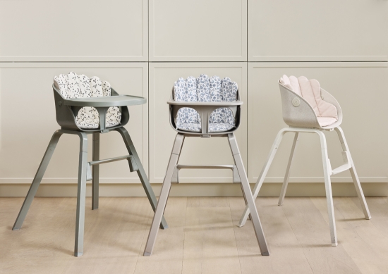 Slika Stolica za hranjenje Grace, Vanilla White - Elodie