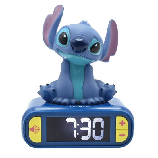 Slika Digitalna budilica s 3D Stitch noćnim svjetlom RL800D LEXIBOOK 