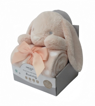 Slika Plišana igračka s dekicom Zeko, narančasti 85918 FREE 2 PLAY