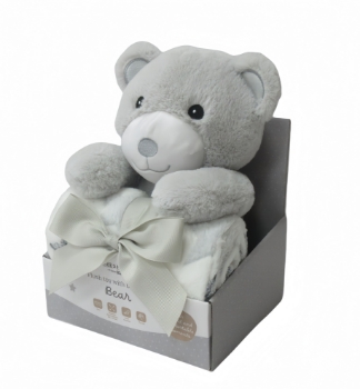 Slika Plišana igračka s dekicom Medo 85895 FREE 2 PLAY