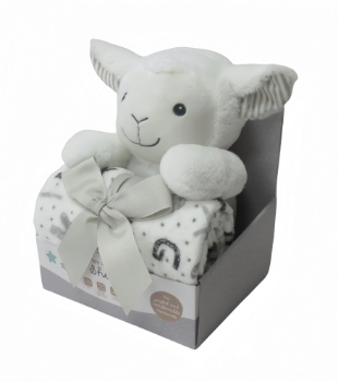 Slika Plišana igračka s dekicom Ovca 85888 FREE 2 PLAY 