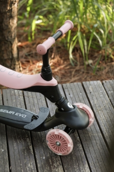 Prikažite detalje za Romobil Sema evo rozi st005 QPLAY  Slika Romobil Sema evo rozi st005 QPLAY