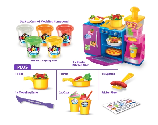 Slika Plastelin set Meal Time Fun 66611 CRAZART 