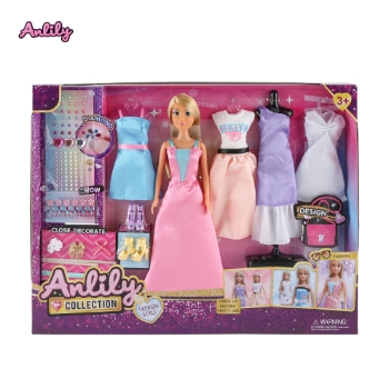 Slika Lutka s odjećom i modnim dodacima 7213926 MASEN TOYS