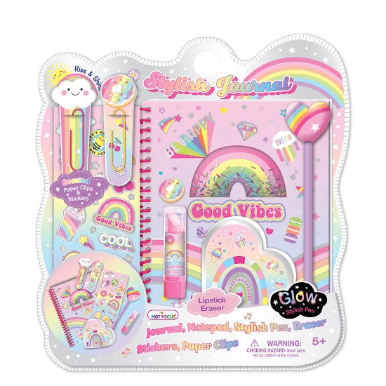 Slika Set stilski dnevnik Rainbow 252 RB HOT FOCUS 