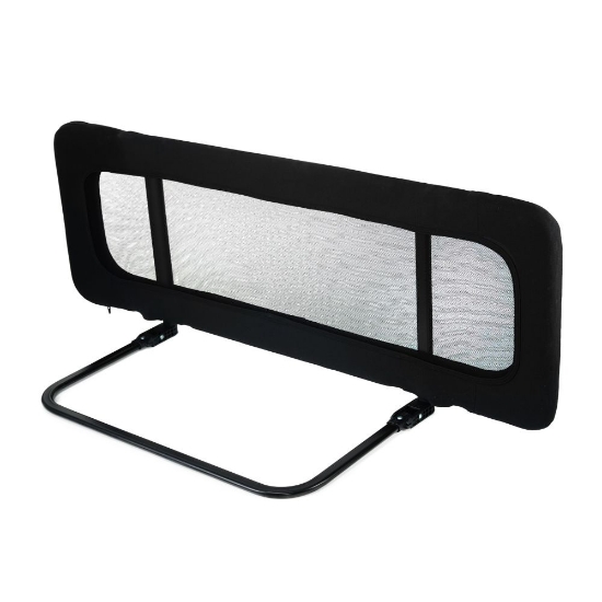 Slika Guard &amp; Dream zaštitna ograda za krevet 118x41x44 cm, Crna Kinderkraft 