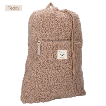 Slika Dječji ruksak s vezicom Teddy in Town - Brown Kidzroom