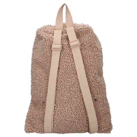 Slika Dječji ruksak s vezicom Teddy in Town - Brown Kidzroom