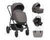Slika Kolica 3u1 Modena + košara + autosjedalica - Dark Grey Kikka Boo 