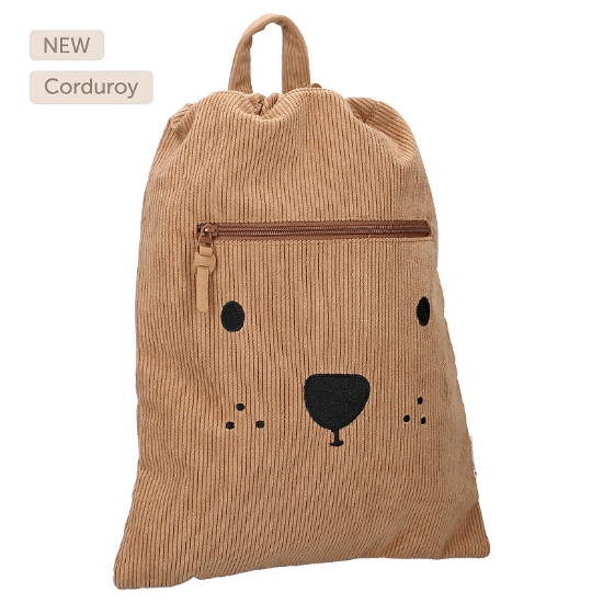 Slika Dječji ruksak Beary Excited - Brown Kidzroom 