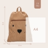 Slika Dječji ruksak Beary Excited - Brown Kidzroom 