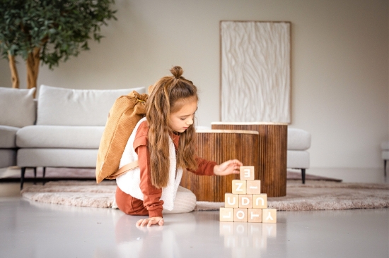 Slika Dječji ruksak Beary Excited - Brown Kidzroom 