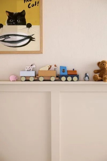 Slika Drveni vlak s domaćim životinjama - Kid's Concept