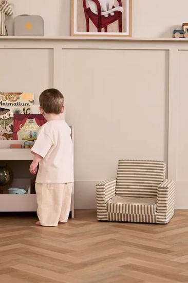 Slika Dječja složljiva fotelja, stripe - Kid's Concept