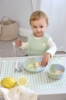 Slika Pribor za jelo sa silikonskom drškom, 3 dijela Happy Fruits Lemon Lässig 