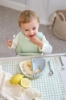 Slika Silikonski set za jelo s 3 dijela Happy Fruits Lemon Happy Fruits Lemon Lässig 