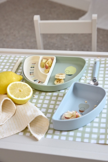 Slika Silikonski set za jelo s 3 dijela Happy Fruits Lemon Happy Fruits Lemon Lässig 