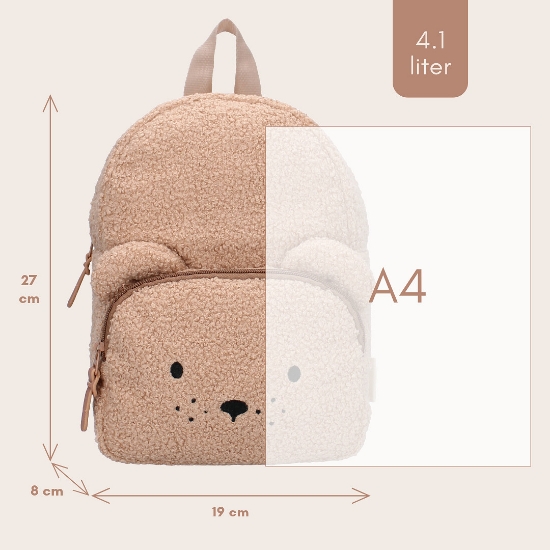 Slika Dječji ruksak Comfot Backpack - Smeđi Kidzroom 