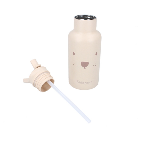 Slika Boca za vodu Beary Excited 350 ml - Beige Kidzroom 
