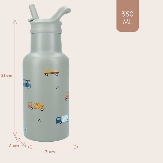 Slika Boca za vodu Sweet Cuddles 350 ml - Zelena Kidzroom 