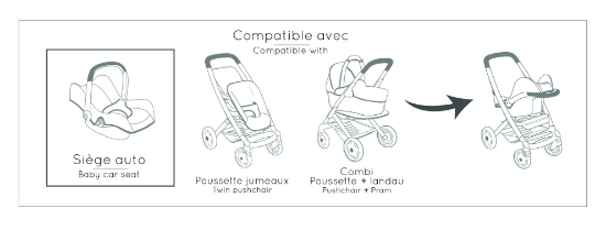 Slika Nosiljka za bebe Maxi Cosi 240238 SMOBY 
