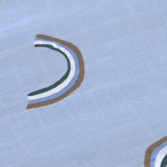 Slika Heavenly soft Swaddle L Happy Rascals sk y blue