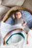 Slika Heavenly soft Swaddle L Happy Rascals sk y blue