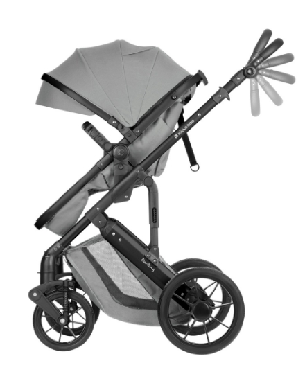 Slika Kolica 3u1 Darling + košara + autosjedalica - Light Grey 2024 Kikka Boo