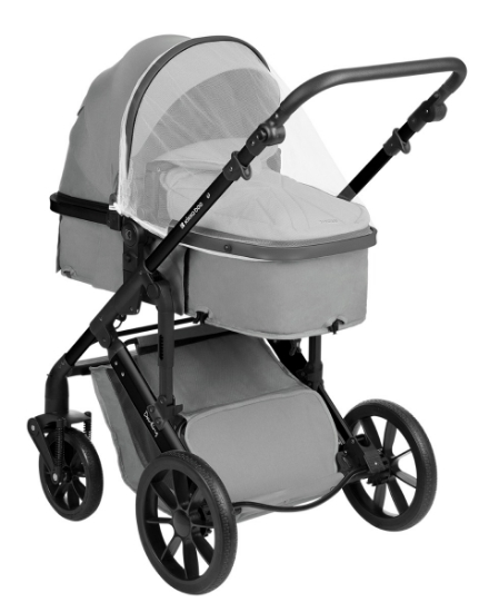 Slika Kolica 3u1 Darling + košara + autosjedalica - Light Grey 2024 Kikka Boo