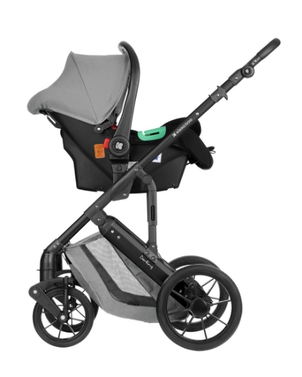 Slika Kolica 3u1 Darling + košara + autosjedalica - Light Grey 2024 Kikka Boo