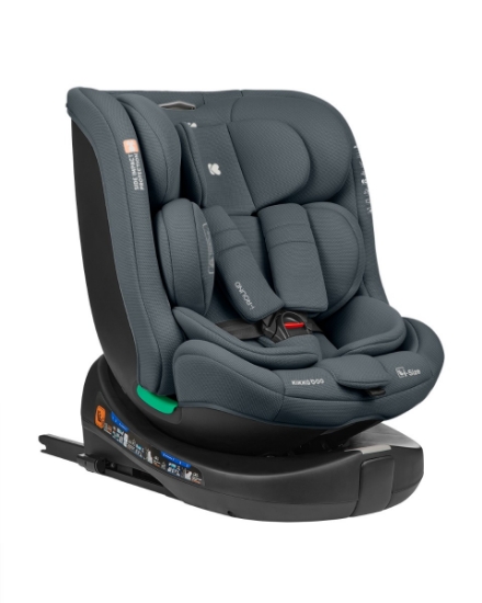 Slika Autosjedalica i-Round i-Size, Grupa 0+, 1, 2, 3 (0-36 kg) (40-150 cm) - Dark Grey Kikka Boo