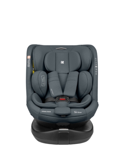 Slika Autosjedalica i-Round i-Size, Grupa 0+, 1, 2, 3 (0-36 kg) (40-150 cm) - Dark Grey Kikka Boo