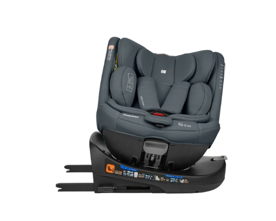 Slika Autosjedalica i-Round i-Size, Grupa 0+, 1, 2, 3 (0-36 kg) (40-150 cm) - Dark Grey Kikka Boo