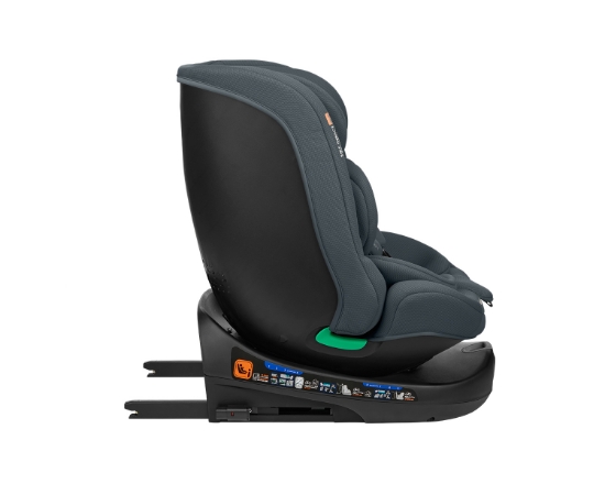 Slika Autosjedalica i-Round i-Size, Grupa 0+, 1, 2, 3 (0-36 kg) (40-150 cm) - Dark Grey Kikka Boo
