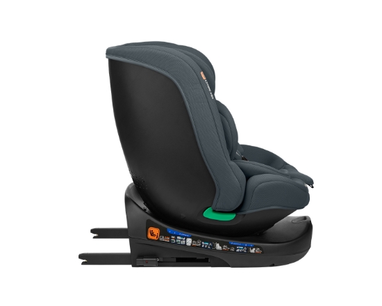 Slika Autosjedalica i-Round i-Size, Grupa 0+, 1, 2, 3 (0-36 kg) (40-150 cm) - Dark Grey Kikka Boo