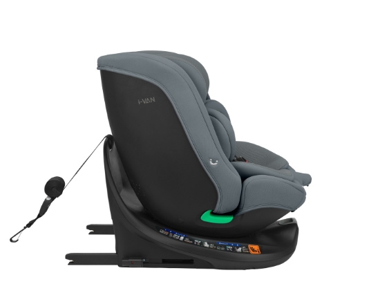 Slika Autosjedalica i-Van i-Size, Grupa 0+, 1, 2, 3 (0-36 kg) (40-150 cm) - Dark Grey Kikka Boo