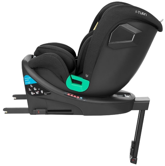 Slika Autosjedalica i-Turn i-Size, Grupa 0+, 1, 2, 3 (0-36 kg) (40-150 cm) - Black Kikka Boo