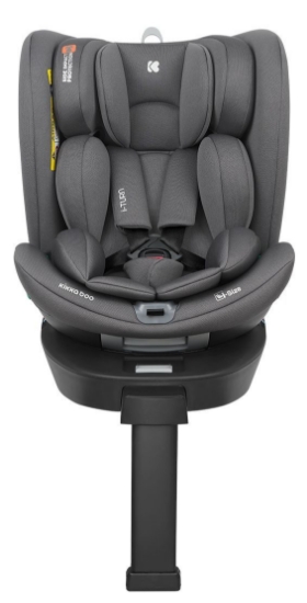 Slika Autosjedalica i-Turn i-Size, Grupa 0+, 1, 2, 3 (0-36 kg) (40-150 cm) - Dark Grey Kikka Boo 
