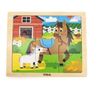 Slika Slagalica 9 dijelova konj 44624 VIGA 