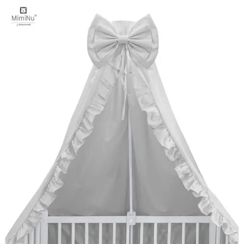 Prikažite detalje za Baldahin za krevetić Royal Grey MimiNu  Slika Baldahin za krevetić Royal Grey MimiNu