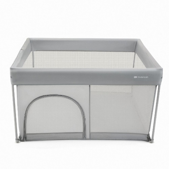 Slika Dječja igraonica/vrtić ZIKI 126,5x126,5x69,5 cm, siva Kinderkraft 