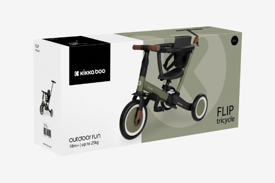 Slika Tricikl Flip 5u1 - Army Green Kikka Boo 