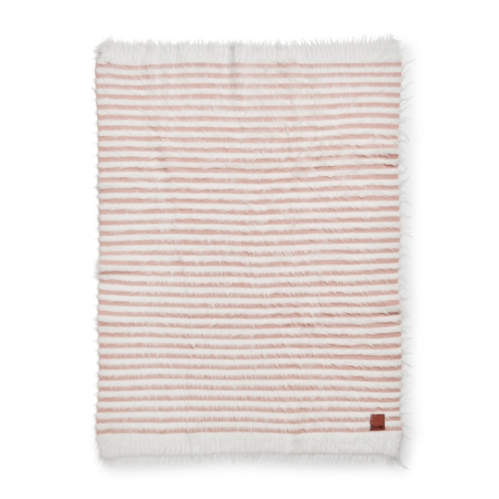 Slika Pletena deka Furry, Faded Rose - Elodie