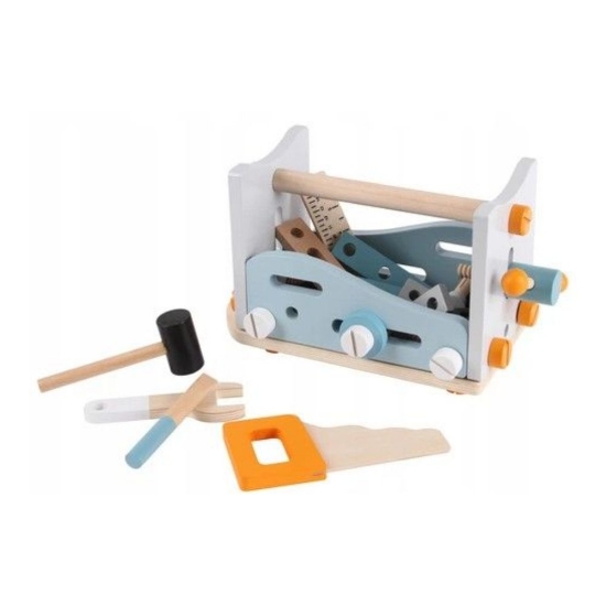 Slika  Stol za igru Mali Majstor od 52 elementa Ecotoys