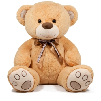 Slika Plišana igračka Medo s smeđom vrpcom 50 cm Amek 